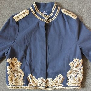 American Idol Embellished Military Style Jacket